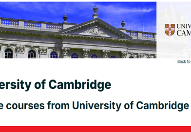 University of Cambridge Free Online Courses 2025 (Deadline: Varies)