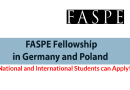 2026 FASPE Fellowship in Germany and Poland for International Students (Fully Funded) | Deadline: 4 January 2026