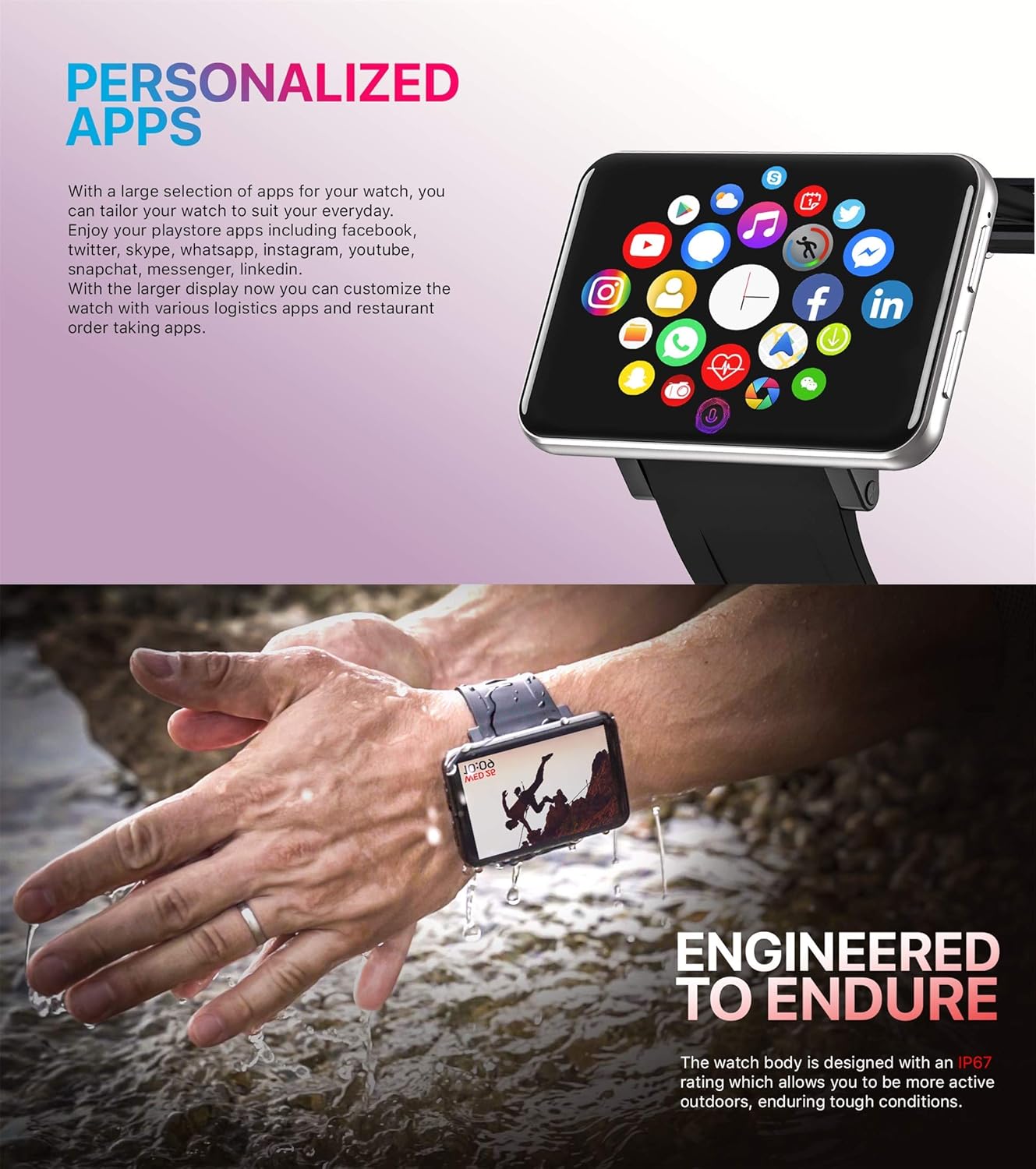 Sunsune DM100 4G Smart Watch – 150,000 Frw